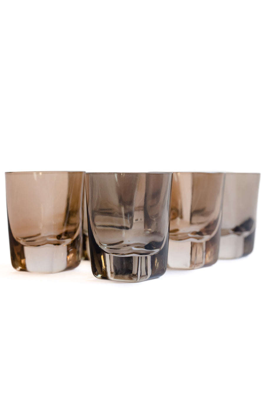 Colored Shot Glasses - Set of 6 {Smoke Mixed Set}.