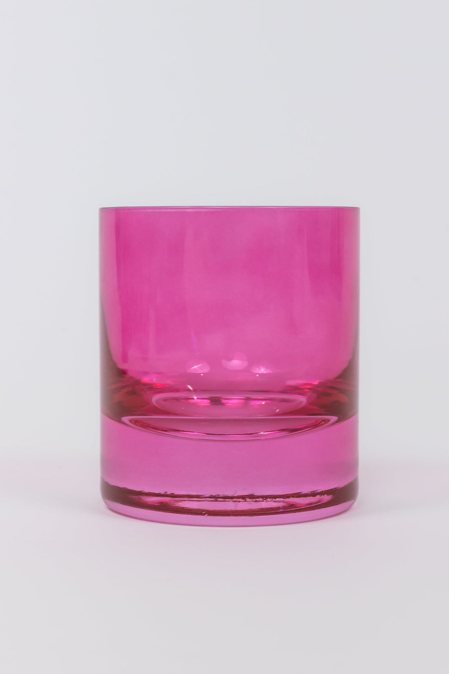 Colored Rocks Glass - Set of 2 {Fuchsia}.