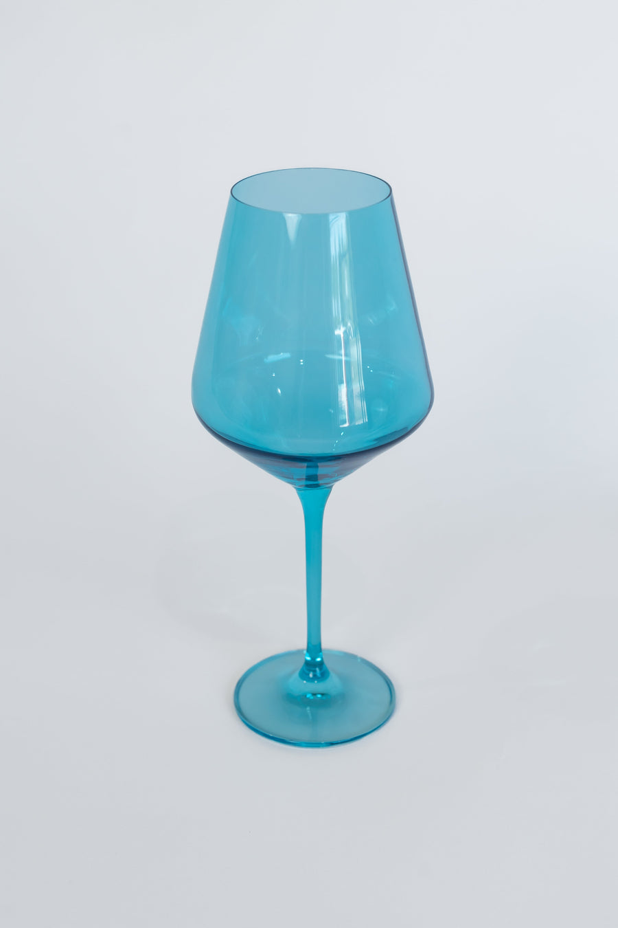 Colored Wine Stemware - Set of 6 {Ocean Blue}.