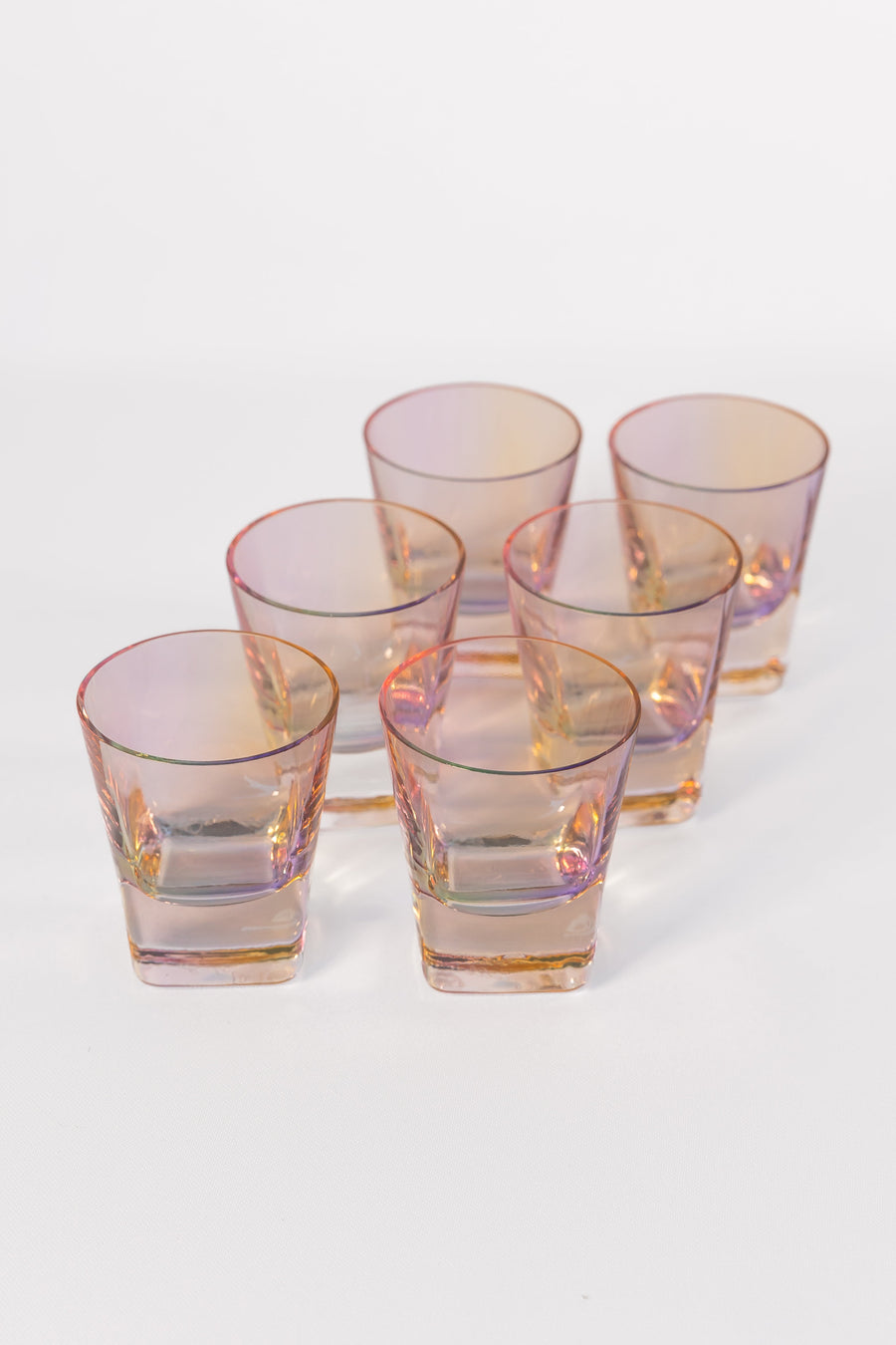 Colored Shot Glasses - Set of 6 {Iridescent}.