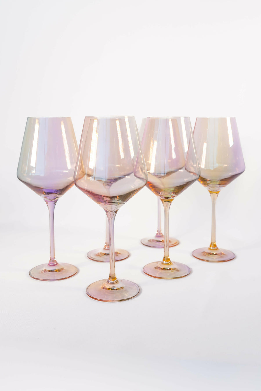 Colored Wine Stemware - Set of 6 {Iridescent}.