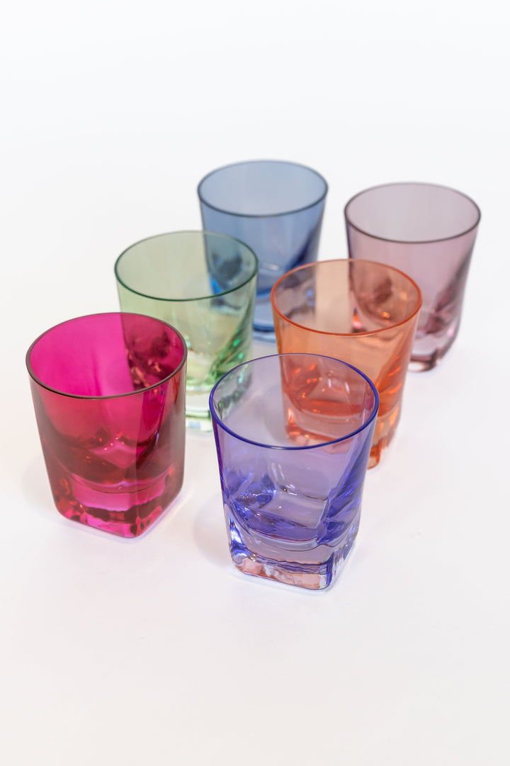 Colored Shot Glasses - Set of 6 {Mixed Set}.