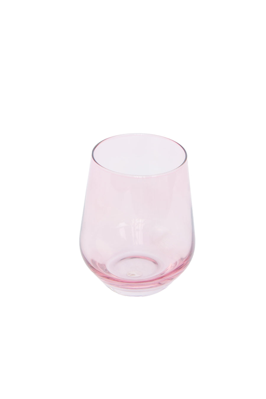 Colored Wine Stemless - Set of 2 {Rose}.