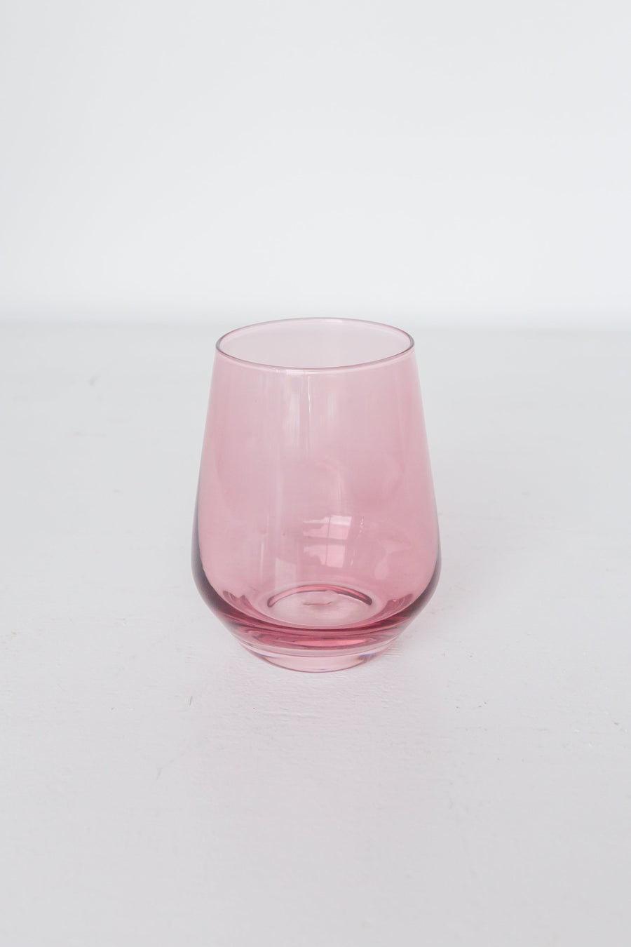 Colored Wine Stemless - Set of 2 {Rose}.