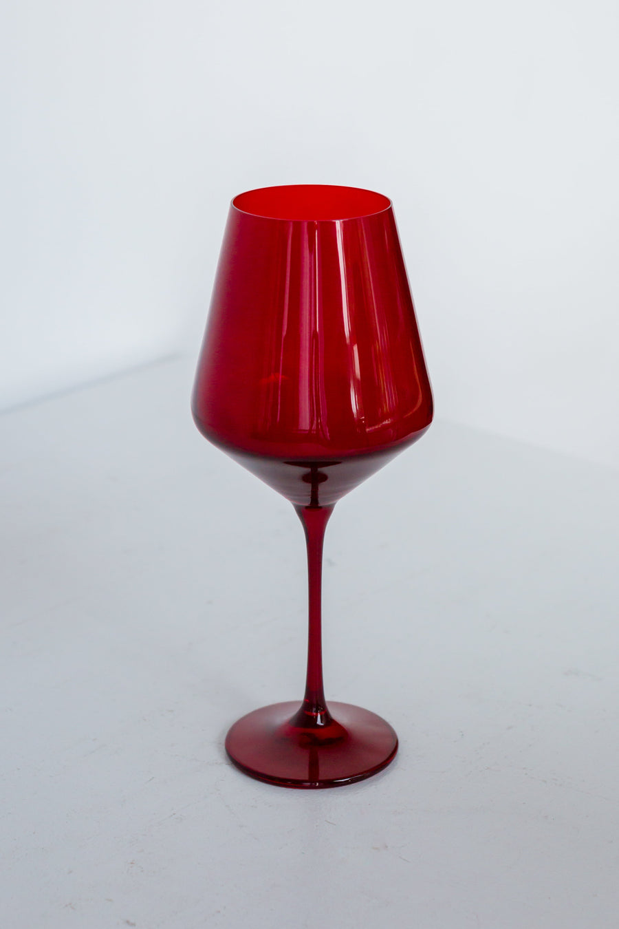 Colored Wine Stemware - Set of 2 {Red}.