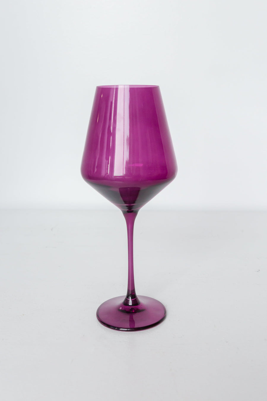 Colored Wine Stemware - Set of 2 {Amethyst}.