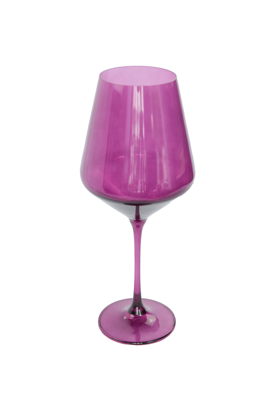 Colored Wine Stemware - Set of 2 {Amethyst}.