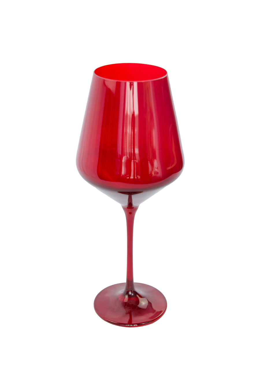 Colored Wine Stemware - Set of 2 {Red}.