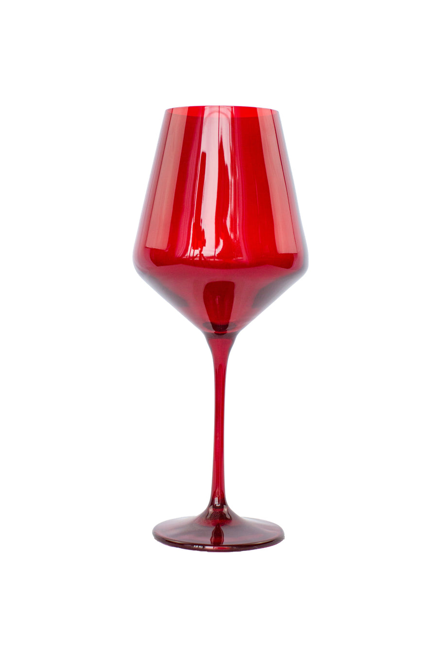 Colored Wine Stemware - Set of 2 {Red}.