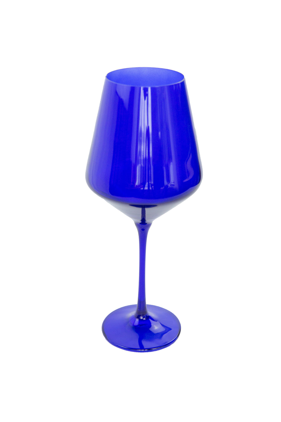 Colored Wine Stemware - Set of 2 {Royal Blue}.